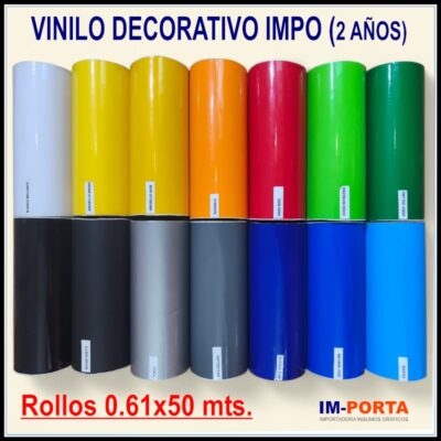 Vinilo decorativo IMPO 2 años.