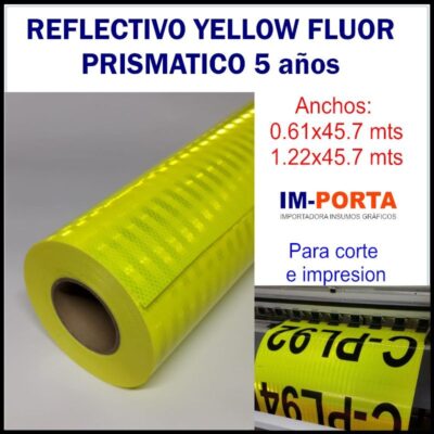 Prismatico Yellow fluor 5 años imprimible