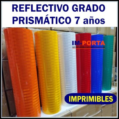 Reflectivo imprimible Prismático A. intensidad 7-10 años IMPO