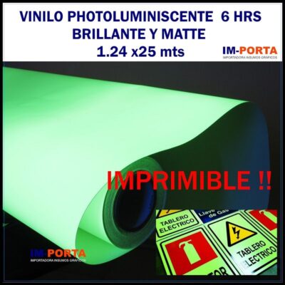Photoluminiscente para corte / impresión