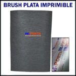 Brush plata impresión